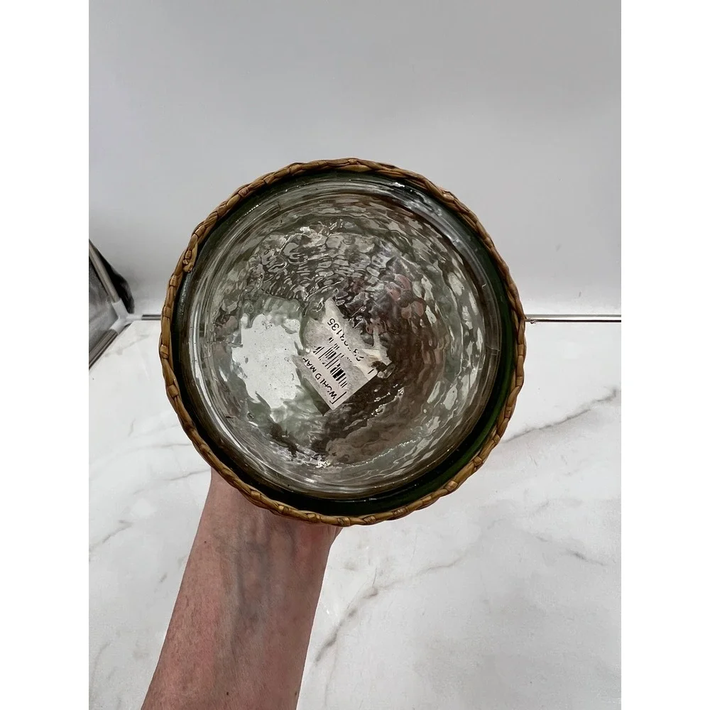 Cost Plus World Market handcrafted glass